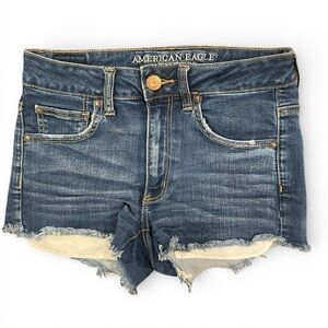 American Eagle Outfitters Dark Blue Jean Shorts